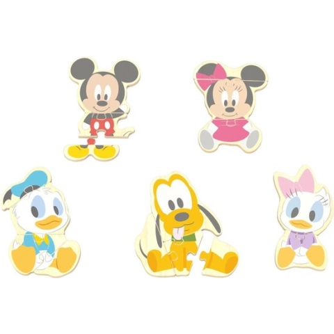 Disney Vormenpuzzel Mickey Mouse Junior Hout 16-delig
