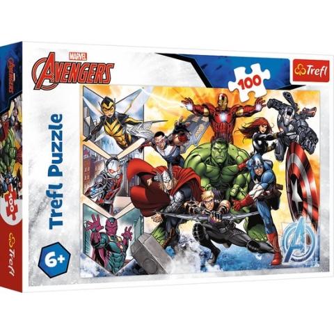 Trefl The power of the Avengers Legpuzzel 100 stuk(s) Stripfiguren