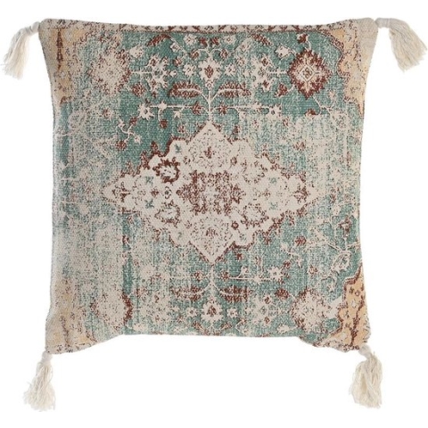 Kussen DKD Home Decor Fez Blauw 45 x 10 x 45 cm Franjes