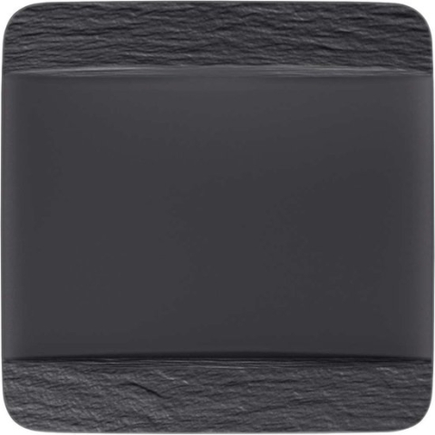 Villeroy & Boch Dinerbord Manufacture Rock - Zwart - 28 x 28 cm