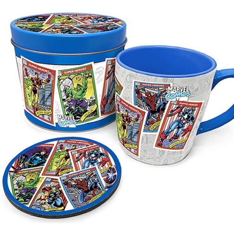 Marvel - Geschenkset "Collectors Card" - Onderzetter en Mok