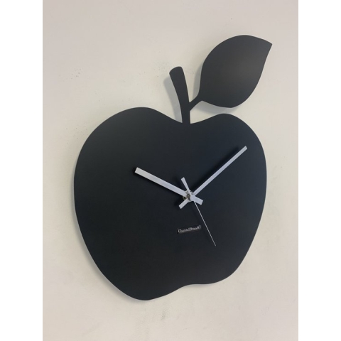 Wandklok ChantalBrandO BLACK APPEL -- MODERN DESIGN --