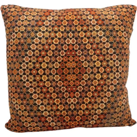 SusaStyle sierkussen Rahiem – vierkant 50x50cm – uniek Perzisch design - zijdezacht