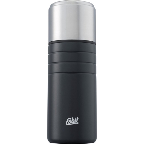 Esbit Majoris Thermosfles - 750 ml - Zwart - RVS - Incl  2 Bekers