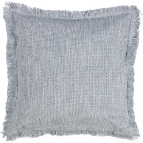 Dutch Decor SOFIA - Sierkussen mist 45x45 cm - grijs - Inclusief binnenkussen