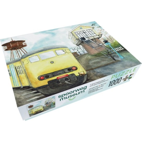 Bekking & Blitz - Puzzel - 1.000 stukjes - Trein - Christel Cannister-Van der Ros - Spoorwegmuseum