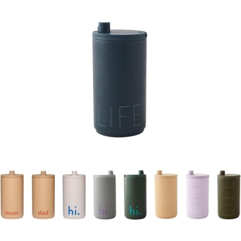 Lekvrije to-go koffiemok, 350 ml roestvrijstalen thermobeker, reisbeker met eenvoudig openen en sluiten deksel, luchtdichte koffiemok om mee te nemen, BPA, BPS-vrije campingbeker