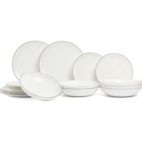 ASA Selection Serviesset A Table Ligne Noire 18-Delig