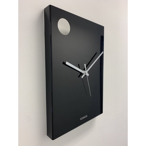 Wandklok ChantalBrandO ODYSSEE BLACK -- MODERN DESIGN --