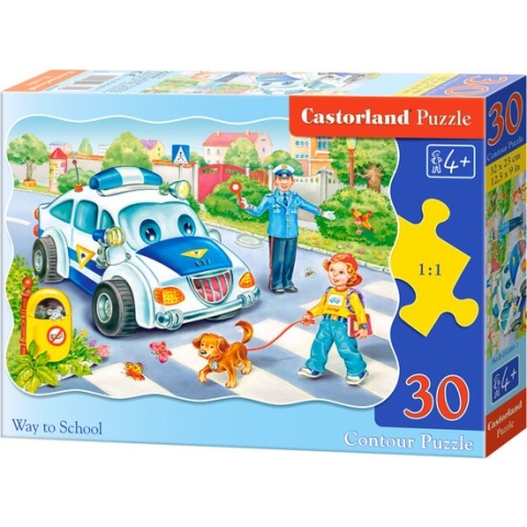 Castorland Legpuzzel Way To School 30 Stukjes
