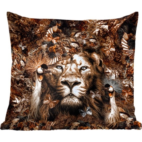 Sierkussens - Kussentjes Woonkamer - 60x60 cm - Dieren - Vlinders - Vogels