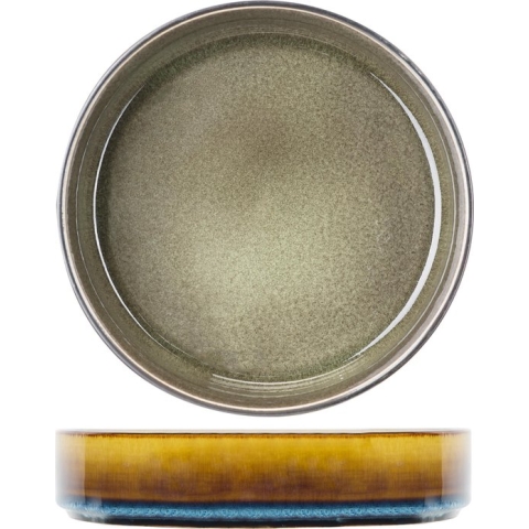 Cosy&Trendy Quintana Green Diep Bord - Ø 19,5 cm