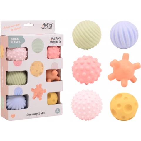 Johntoy Motoriek en zintuigballen (bioplastic)
