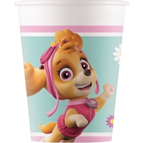 Procos - Paw Patrol - Feestbekers - Skye - 200 Ml - Karton - 8 Stuks