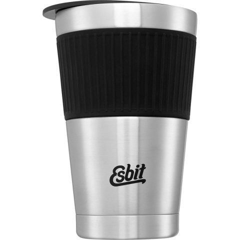 Esbit Sculptor Thermosbeker - 550ml - Mat Zilver - Drinkdeksel - RVS