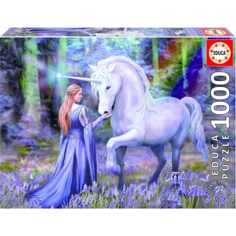 Legpuzzel - Anne Stokes - Bluebell Woods - 1000 stukjes - Educa Puzzel