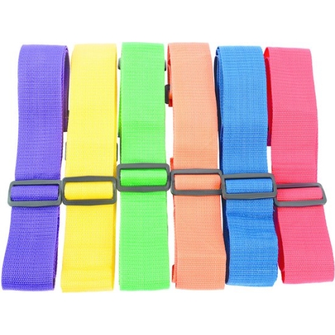 Megaform partijlinten verstelbaar 6 stuks - Rood