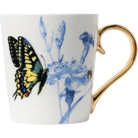 Mok Koninginnepage goud | Heinen Delfts Blauw | Souvenir | Delfts Blauw
