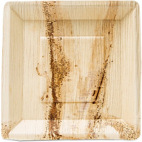 Palmblad Bord Vierkant 1-vaks 25x25cm - 100 st/ds