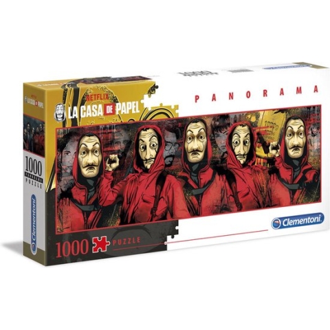 Clementoni Legpuzzel - Netflix La Casa De Papel Puzzel - Team - 1000 Stukjes, puzzel volwassenen