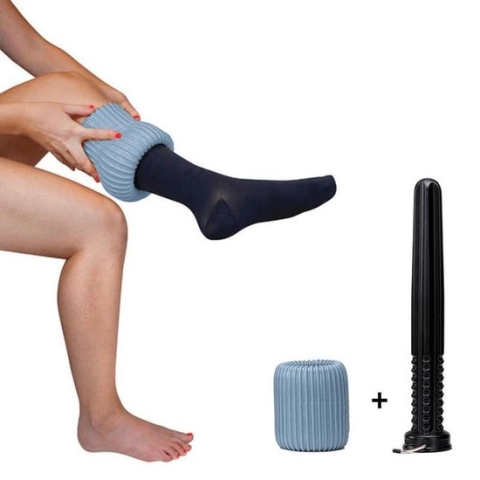 DOFF N’ DONNER aan en uittrekhulp - Complete set van cone en cuff