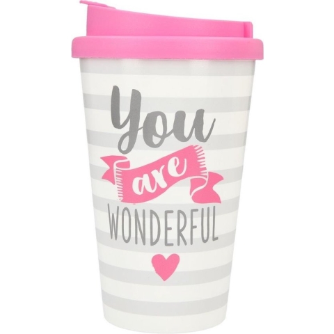 Depesche Drinkbeker To-Go You are Wonderful