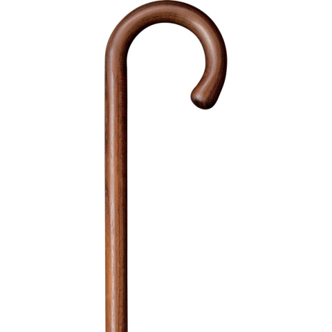 Wandelstok Rondhaak "Noten"