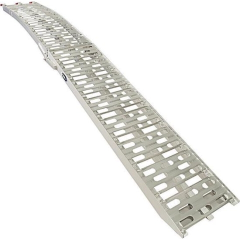 Datona® - Extra sterke oprijplaat voor motoren - 225 cm rijplaat rijgoot