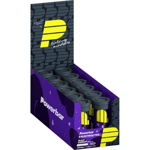 PowerBar Electrolyte Tabs Black Currant - sportdrank - 12x 10 tabs