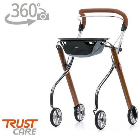 Trustcare Rollator - Voor binnen - Lichtgewicht - Met dienblad