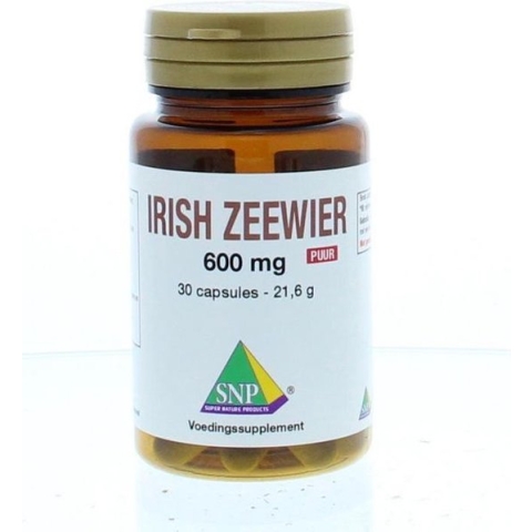 SNP Irish zeewier 600 mg puur 900 mcg jodium 30 capsules