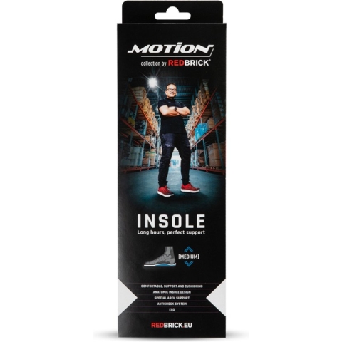 Redbrick Motion Inlegzool Medium 1000037 - Zwart - 47