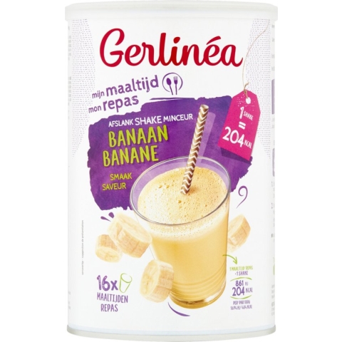 Gerlinéa Afslank Maaltijdshake Banaan (pot) (436GR)