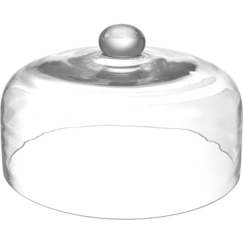 Hendi Glazen Stolp - Taartstolp - Rookstolp - Ø27,5x(H)14cm