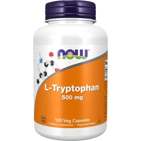 L-Tryptophan 500 mg - 120 veggie caps