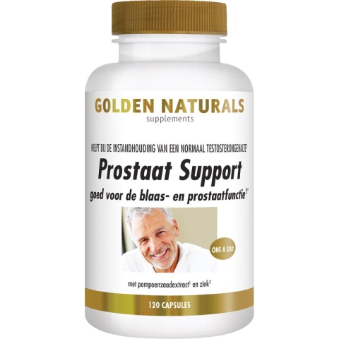 Golden Naturals Prostaat Support (120 veganistische capsules)