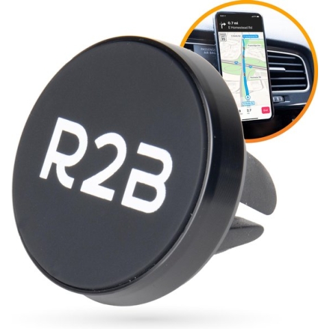 R2B® Telefoonhouders Auto Magnetisch - Geschikt voor Ventilatierooster - Telefoonhouder Auto Ventilatie - Gsm Houder Auto - Accessories - Auto Telefoonhouder - Model Edam