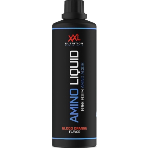XXL Nutrition - Amino Liquid - Vloeibare Essentiële Aminozuren BCAA - Blood Orange Flavor - 1000 ml