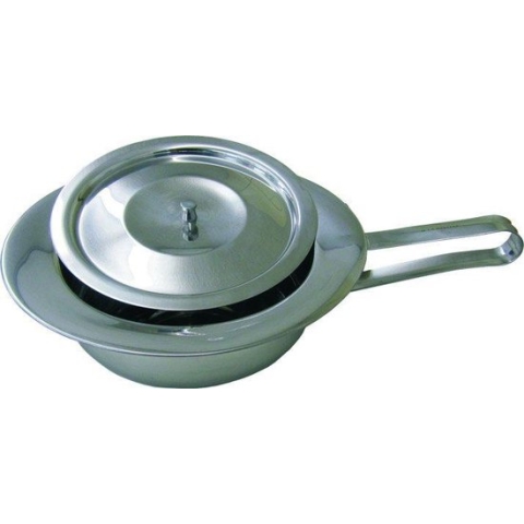 Bedpan + Deksel RVS Ø 30 cm