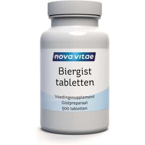 Nova Vitae - Biergist tabletten - 500 tabletten