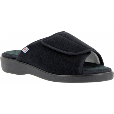 Varomed - Ibiza - Slipper - maat 46 - Zwart - met CE keurmerk - verbandschoenen - verbandpantoffels - verbandsloffen -