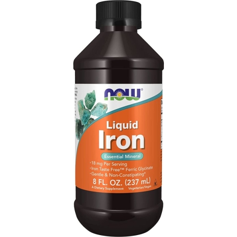 NOW Foods - Vloeibare ijzer 18 mg (237 ml.)
