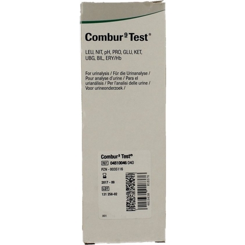 Roche Combur 9 Urinetesten Test Strips - 100 Stuks