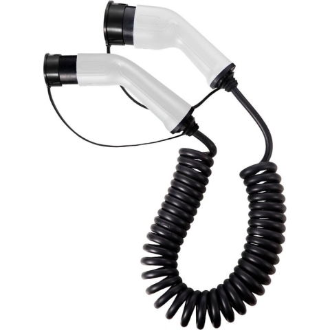 eRock Laadkabel - Gekruld Spiraal - Type 2 Mennekes - 16A 1 fase (3.7 kW) - 5 meter