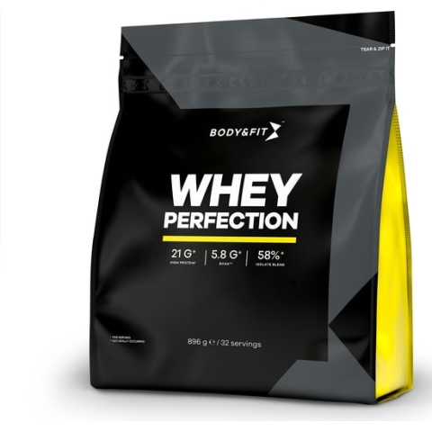 Body & Fit Whey Perfection - Proteine Poeder / Whey Protein - Eiwitshake - 896 gram (32 shakes) - Creamy Kokosnoot