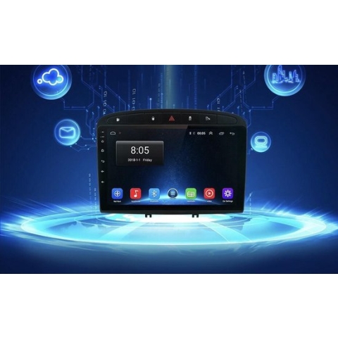 Peugeot 308 2007-2014 Android 10 navigatie 2+32GB Bluetooth USB WiFi