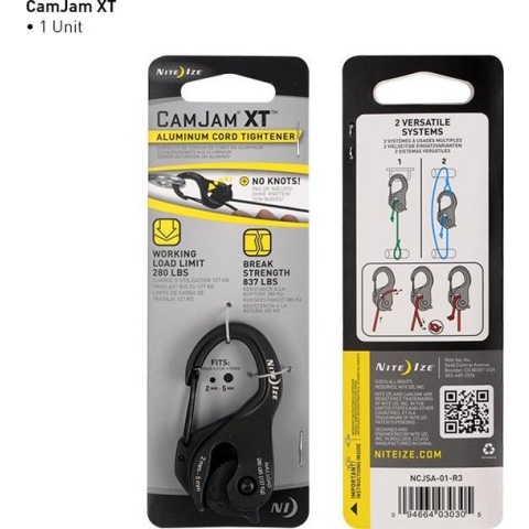 NITE Ize NI-NCJSA-01-R3 Snoerspanner CamJam XT 63 mm x 34 mm x 19 mm 1 stuk(s)