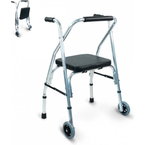 Mobiclinic Compostela Looprek - Inklapbaar - Verstelbaar - 2 wielen