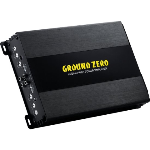 Ground Zero Iridium GZIA4120 versterker 4 kanaals 4x120 watts RMS vermogen
