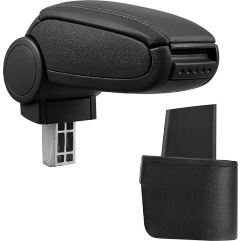 Armsteun voor Nissan Micra K12 2003-2010 kunstleer zwart